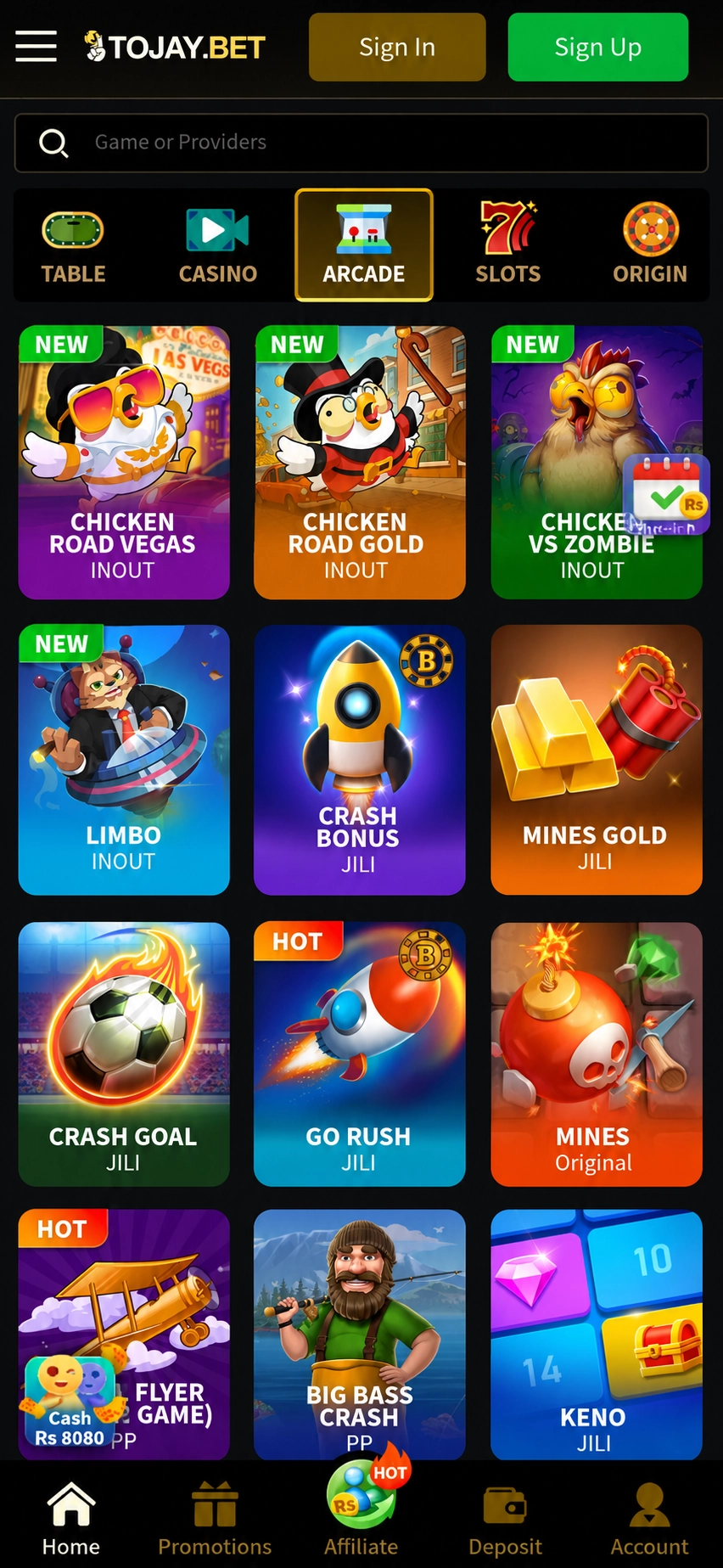 Arcade Games – 2J Bet