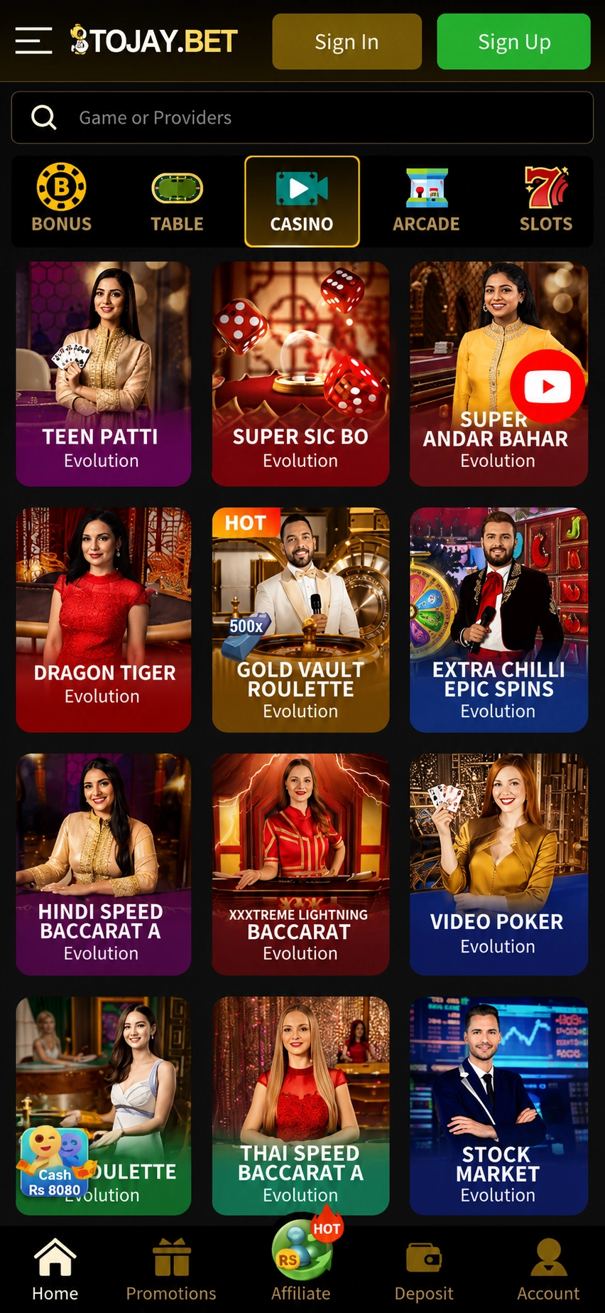 Casino Games – 2J Bet